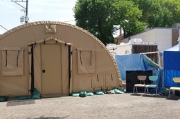 Showers and sleeping accomodations