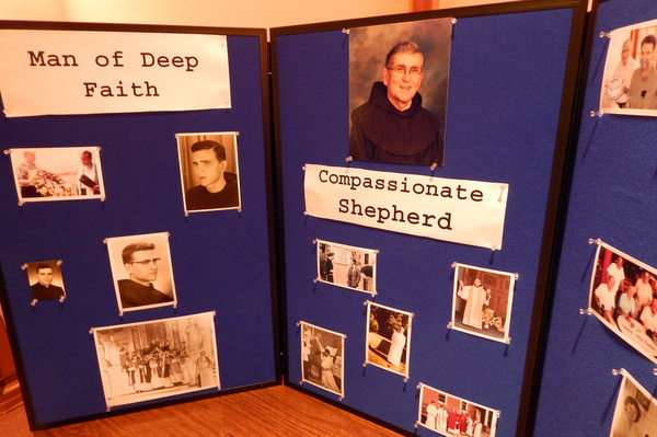 Photos of Fr. Joe Rigali, OFM, at his funeral