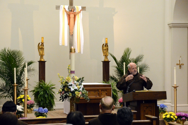 Fr. Larry celebrates Pope Francis' Jubilee Year of Mercy in his talk, "The Mystery of Mercy"