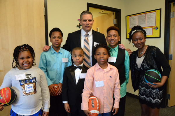 Program Director Parrish Ozias with Friars Kids