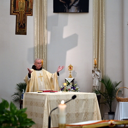 friar at mass