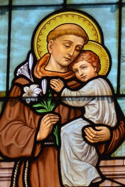 St. Anthony stained glass