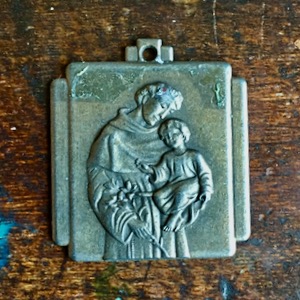 square St. Anthony medal