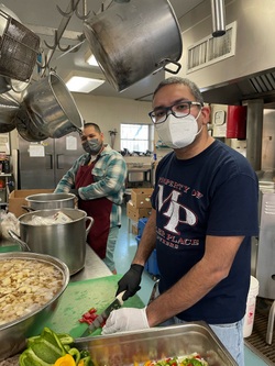 friars in kitchen