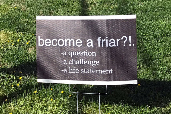 Become a friar sign