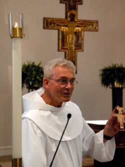 friar at pulpit