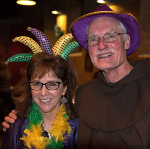 Friar Works Co-Director Colleen Cushard and Provincial Vicar Fr. Frank Jasper