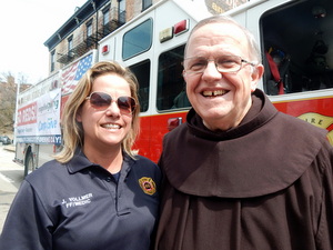 Firefighter and friar