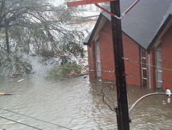 church underwater