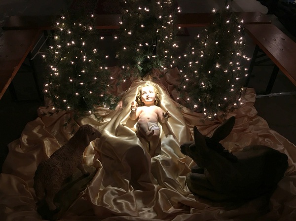 Baby Jesus in the nativity