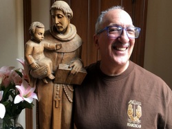 Br. Vince and St. Anthony statue