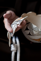 Shards of Anasazi pottery