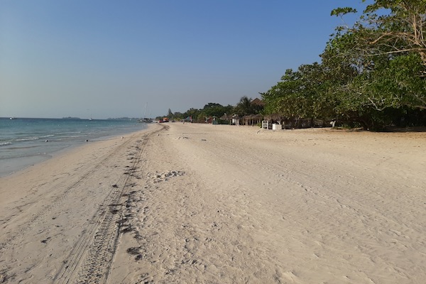 deserted beach