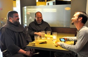 Friars Colin, Roger, and Adam