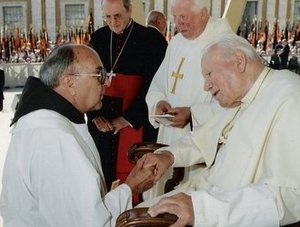 Fr. Bruno and Pope JPII