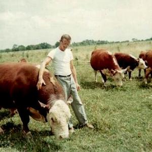 Friar with cattle