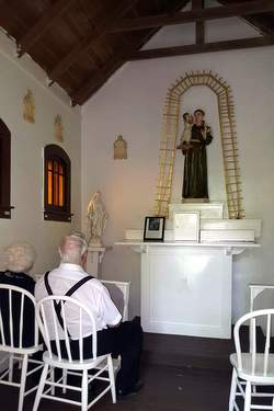 Inside the St. Anthony Chapel