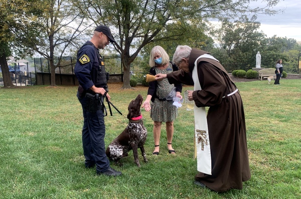 friar police and K9dog