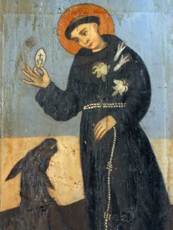 St. Francis and wolf