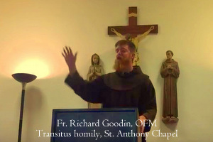 Goodin Transitus homily 