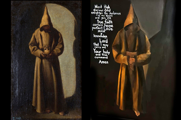 2 paintings of St. Francis
