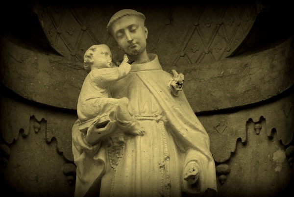 St Anthony statue